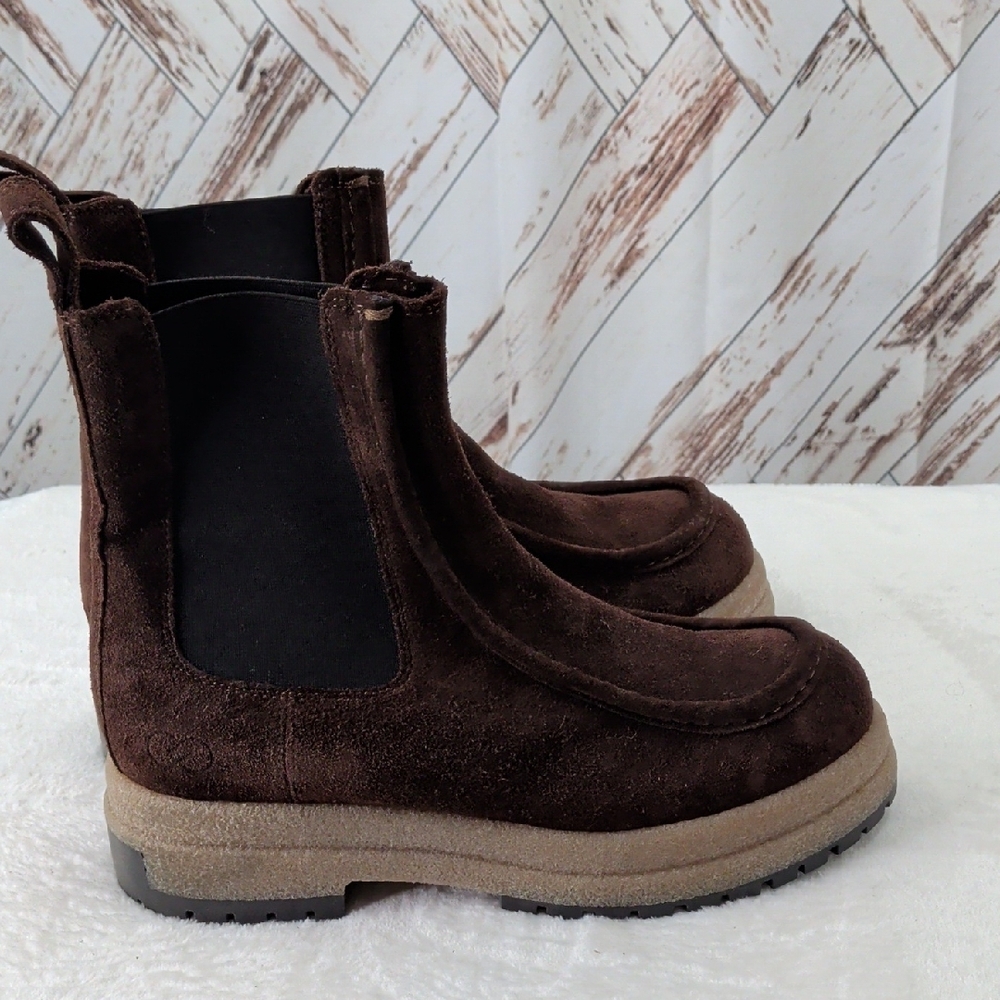 CALIA Samie Moc Toe Pull On Leather Boots